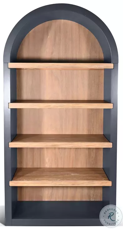 Ardencrest Blue 84" Arched Bookcase