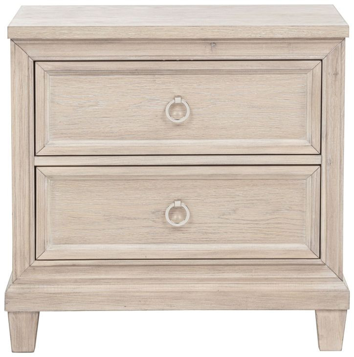 Pembroke Washed Oak 2 Drawer Nightstand
