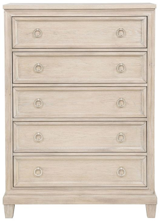 Pembroke Washed Oak 5 Drawer Chest