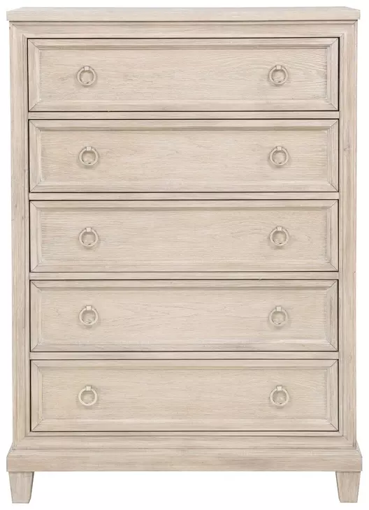 Pembroke Washed Oak 5 Drawer Chest