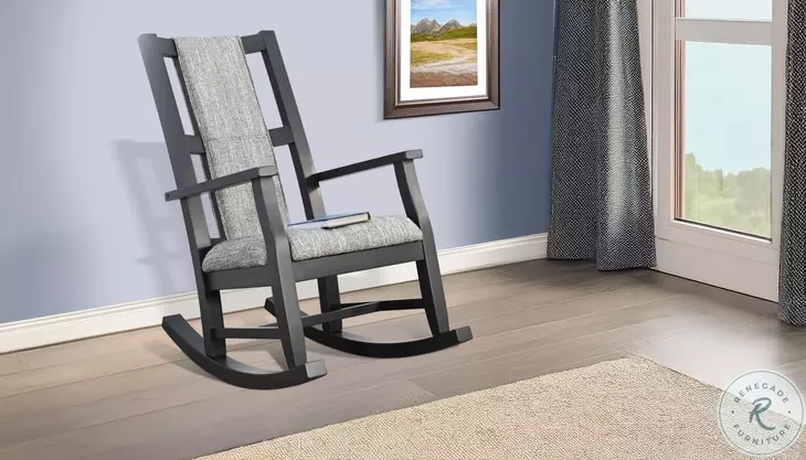Ember Grace Black Magic Rocking Chair