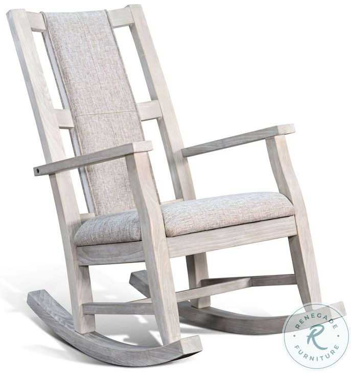 Cloudcrest Light Gray Rocker Chair