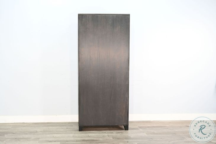 Autumn Echo Black Ryan Tail 3 Drawer Display Cabinet