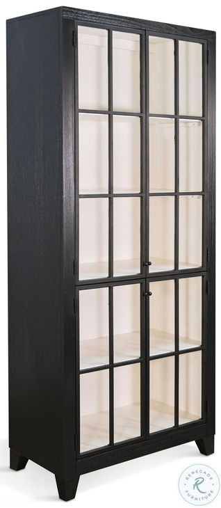 Autumn Echo Black Ryan Tail 3 Drawer Display Cabinet