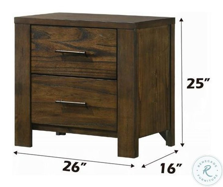 Merrilee Oak Nightstand