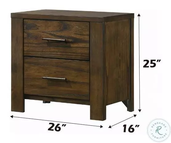 Merrilee Oak Nightstand
