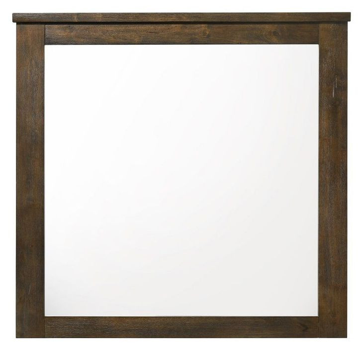 Merrilee Oak Rectangular Dresser Mirror