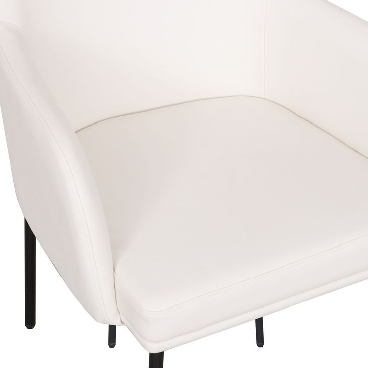 Sydney Cream Upholstered Arm Chair Set of 2