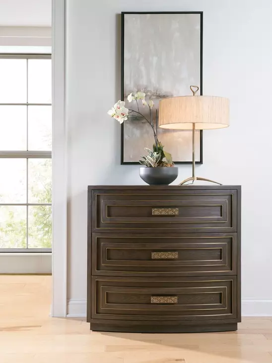 Verbatim Dark Brown 3 Drawer Hall Chest