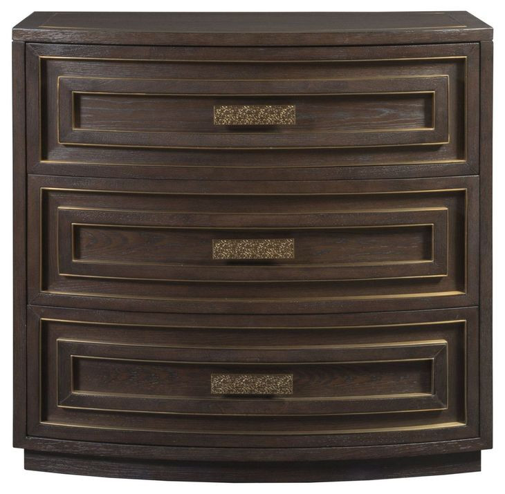 Verbatim Dark Brown 3 Drawer Hall Chest