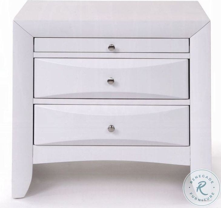 Ireland I White Nightstand