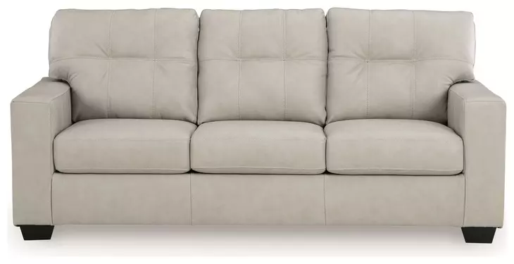 Santorine Bone Leather 85" Sofa Sleeper