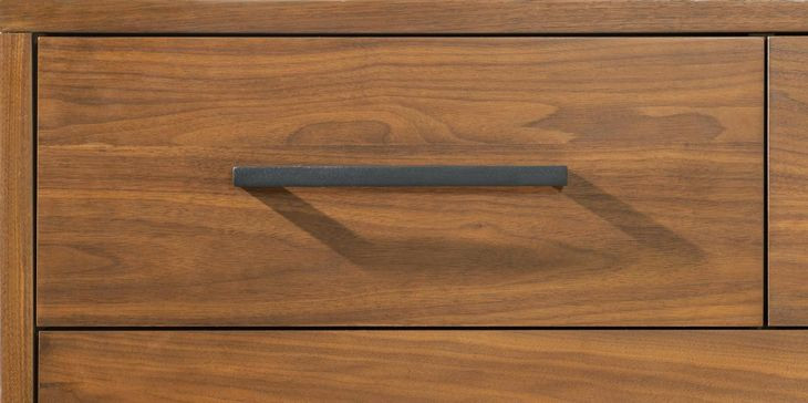 Midland Warm Amber 5 Drawer Chest