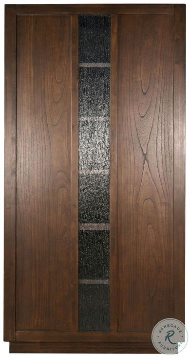 Cozy Luxe Dark Brown Sliding 2 Door Storage Cabinet