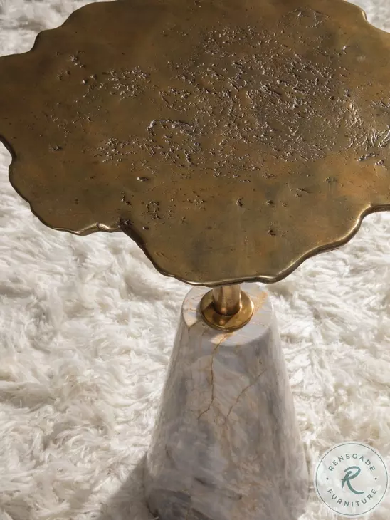 Signature Designs Clad And Bronze Moriarty Round Spot Table