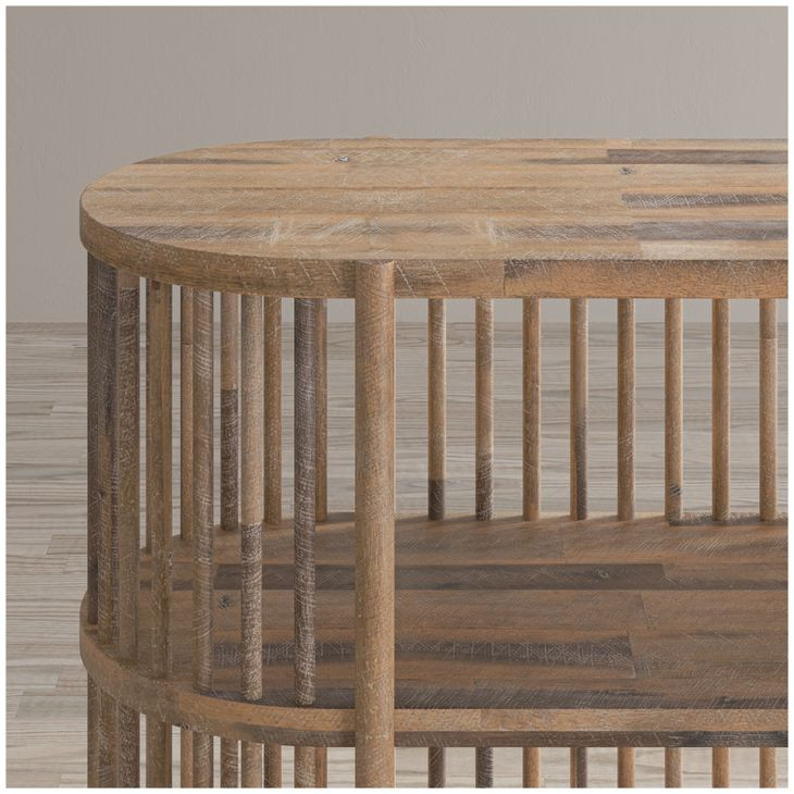 Rhapsody Grey Wash 72" Accent Console Table