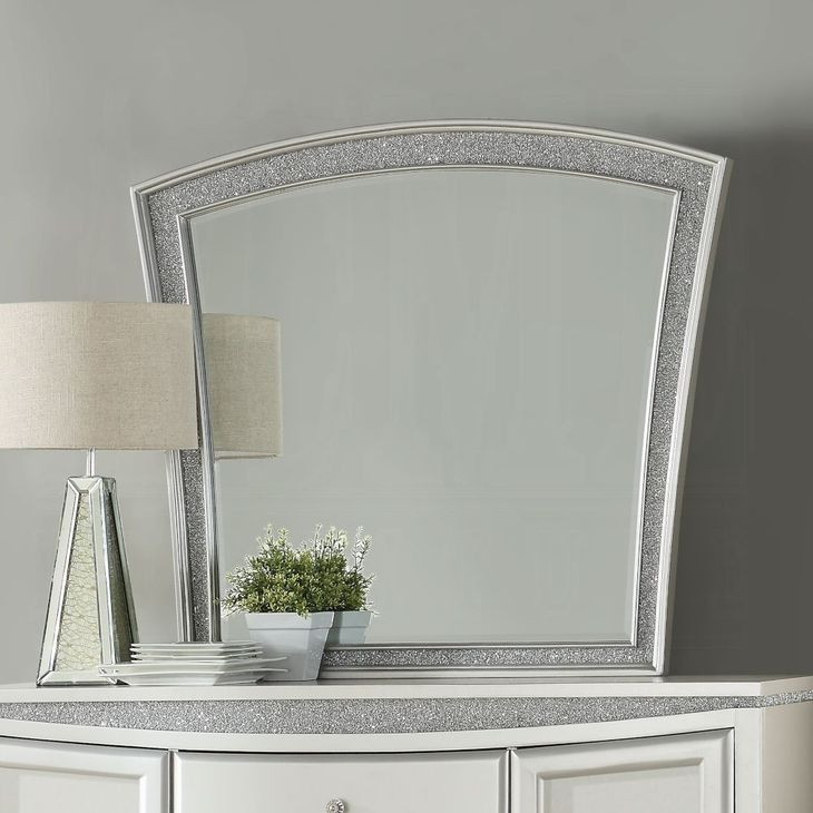 Maverick Platinum Arched Dresser Mirror