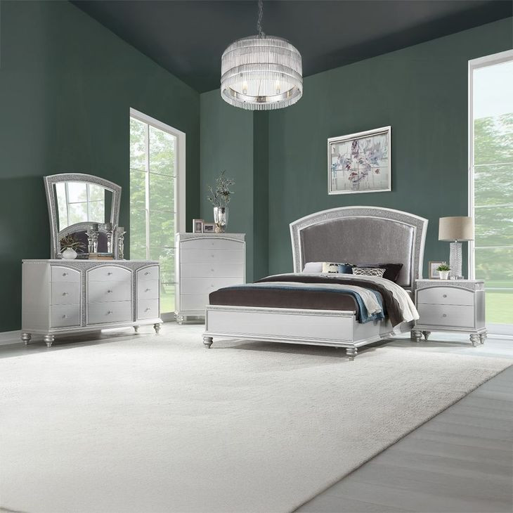 Maverick Platinum Arched Dresser Mirror
