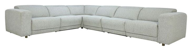 Knoxville Gray 6 Piece Modular Power Reclining Sectional