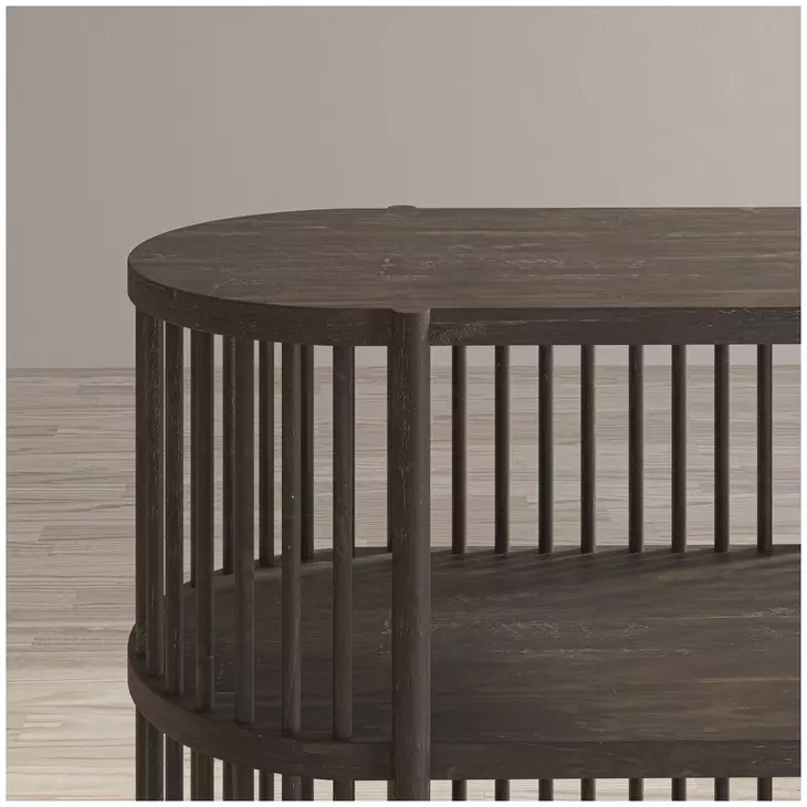 Rhapsody Black Wash 36" Accent Console Table