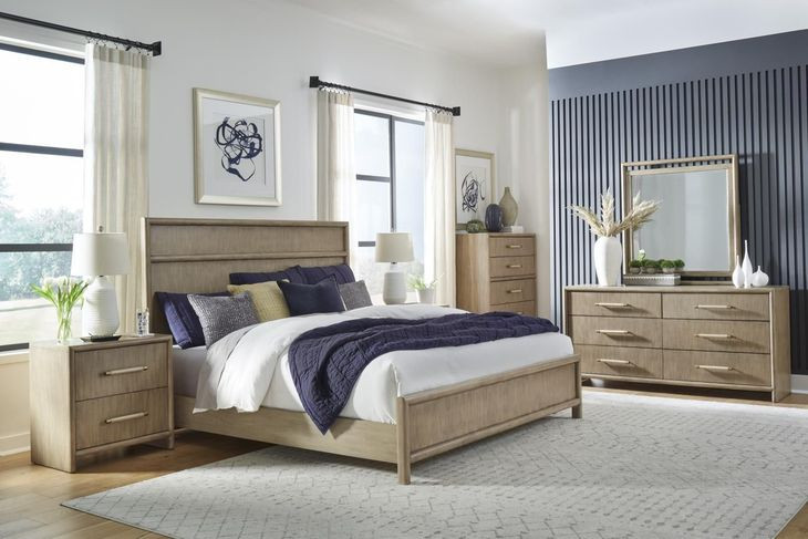 Arlington Nutmeg King Panel Bed