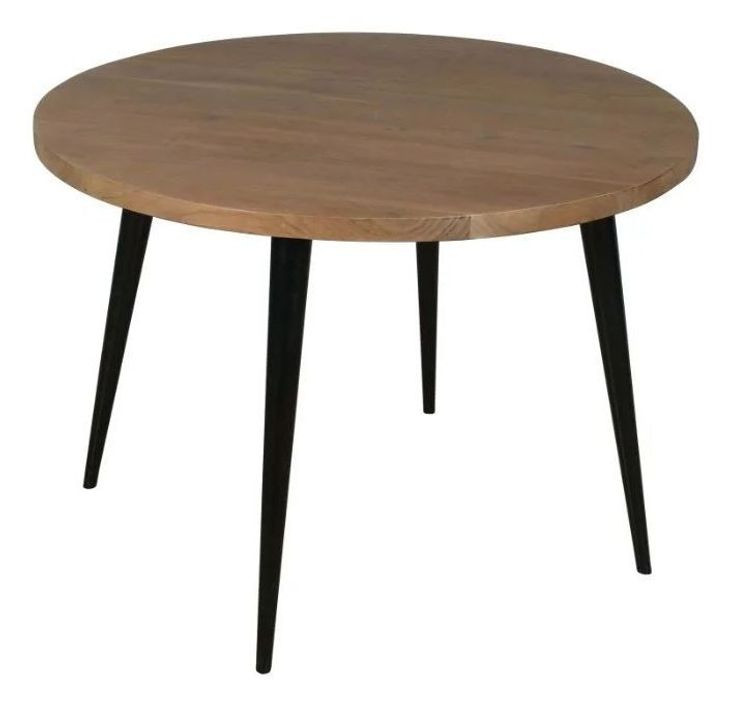 Prelude Suede 42" Round Dining Table
