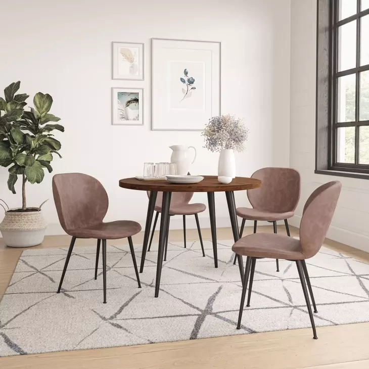Prelude Walnut 42" Round Dining Table
