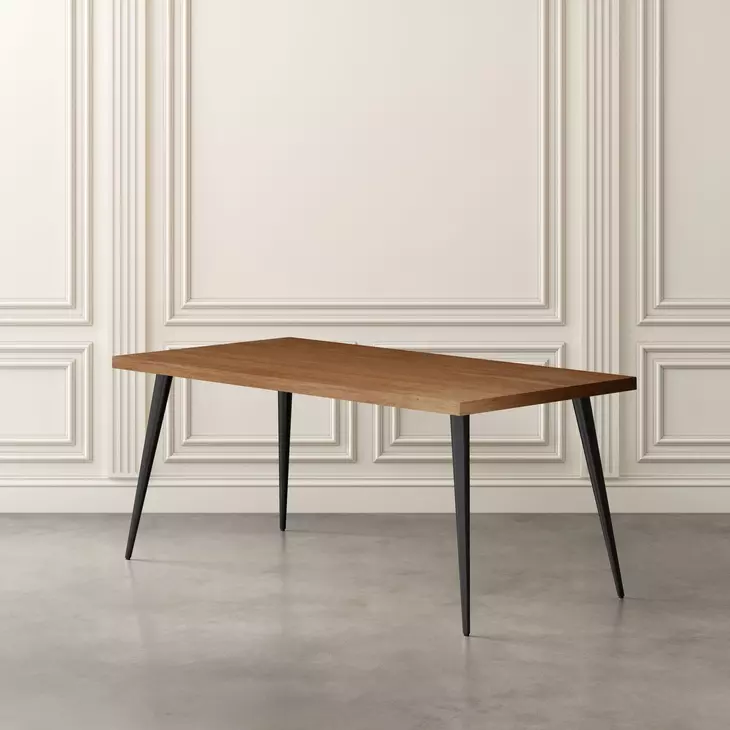 Prelude Suede 70" Rectangular Dining Table