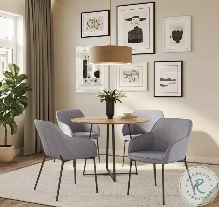 Daniella Grey Dining Chair Set Of 2