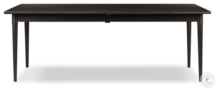 Harper Black Mango Veneer 104" Extendable Rectangular Dining Table