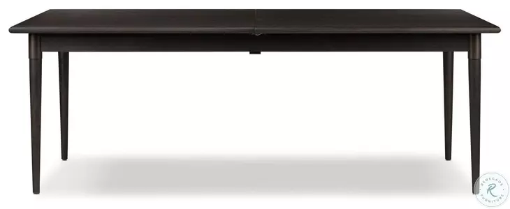 Harper Black Mango Veneer 104" Extendable Rectangular Dining Table
