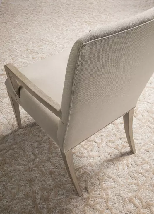 Madox Bianco Upholstered Arm Chair