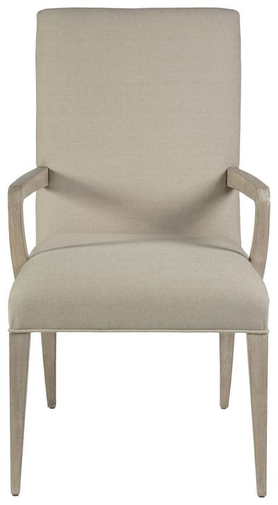 Madox Bianco Upholstered Arm Chair
