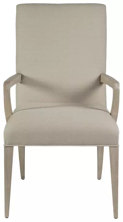 Madox Bianco Upholstered Arm Chair