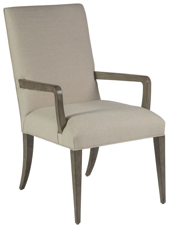 Madox Grigio Upholstered Arm Chair
