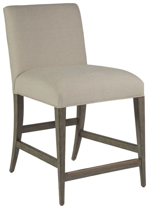 Madox Grigio Upholstered Counter Height Stool