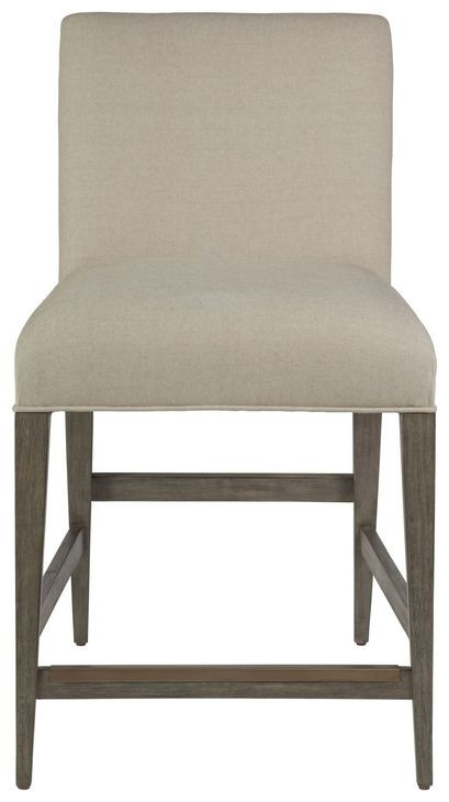 Madox Grigio Upholstered Counter Height Stool