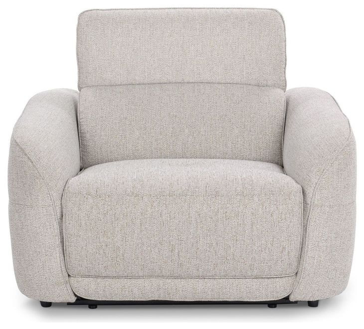 Ostend Gray Power Recliner with USB Charging