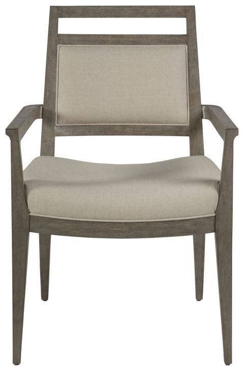 Nico Greige Upholstered Arm Chair