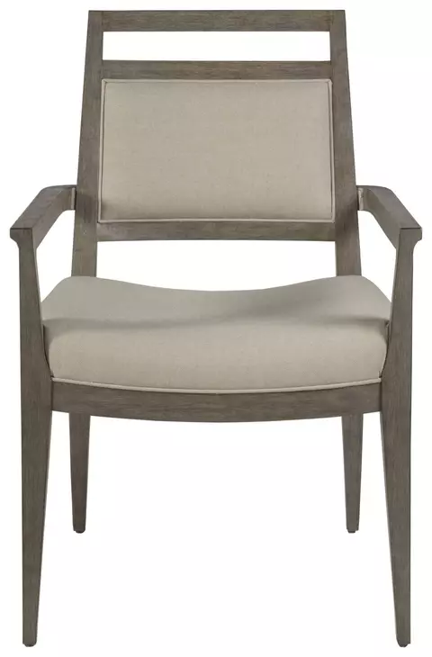 Nico Greige Upholstered Arm Chair
