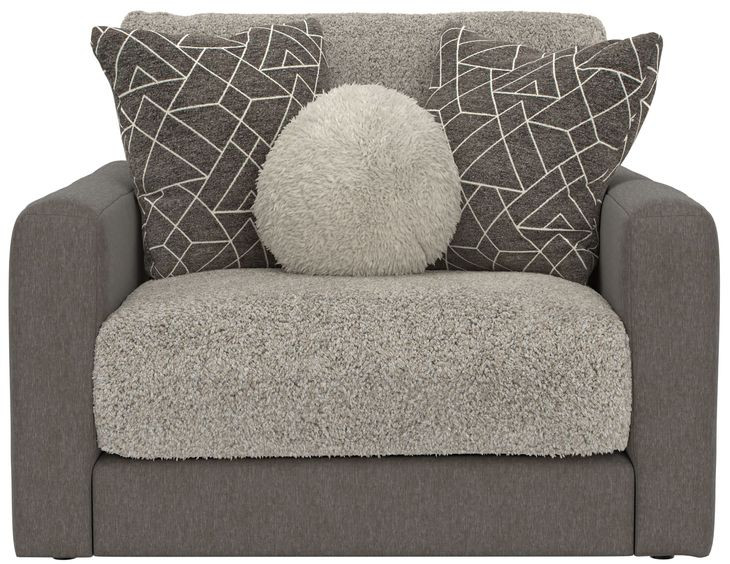 Reddington Umber Chair and A Half with Cuddler Cushions