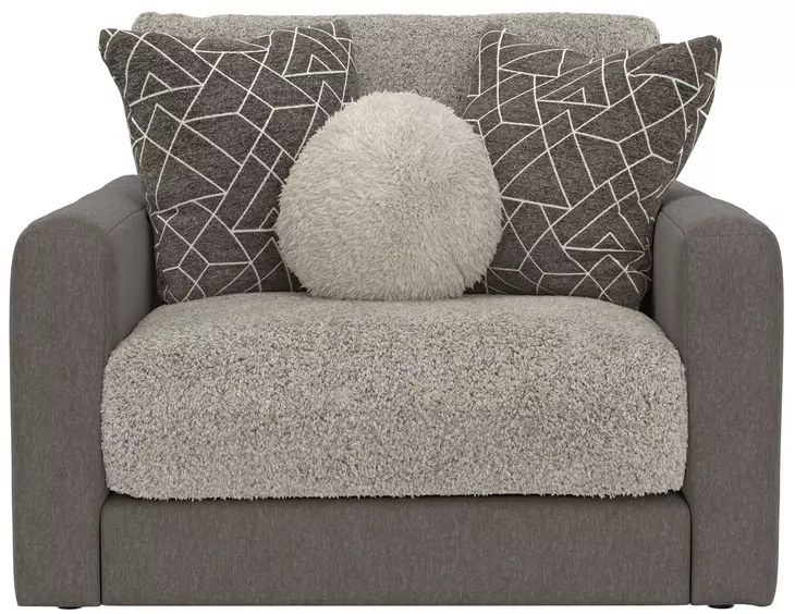 Reddington Umber Chair and A Half with Cuddler Cushions