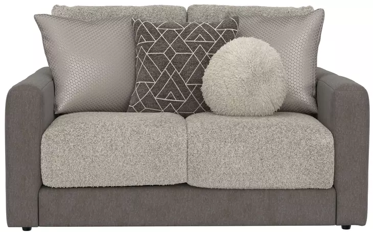 Reddington Umber 69" Loveseat with Cuddler Cushions