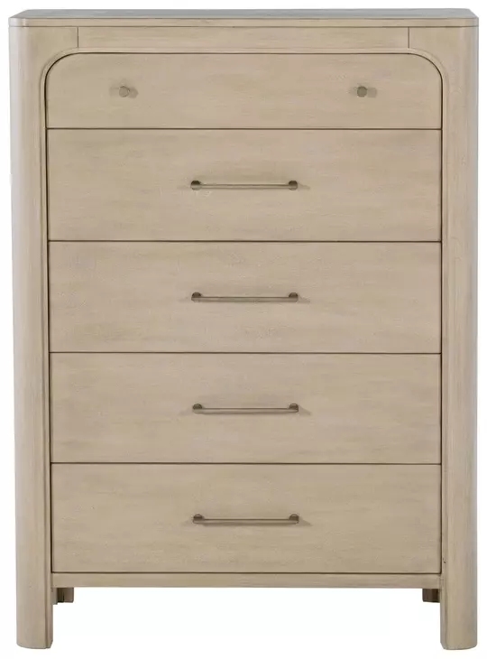 Solano Weathered Mango 5 Drawer Chest