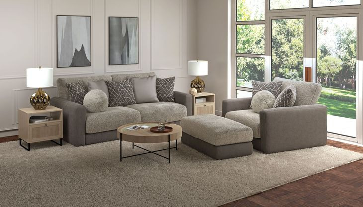 Reddington Umber Cocktail Ottoman