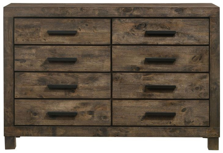 Woodmont Rustic Golden Brown Dresser