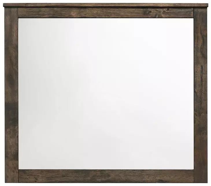 Woodmont Rustic Golden Brown Mirror