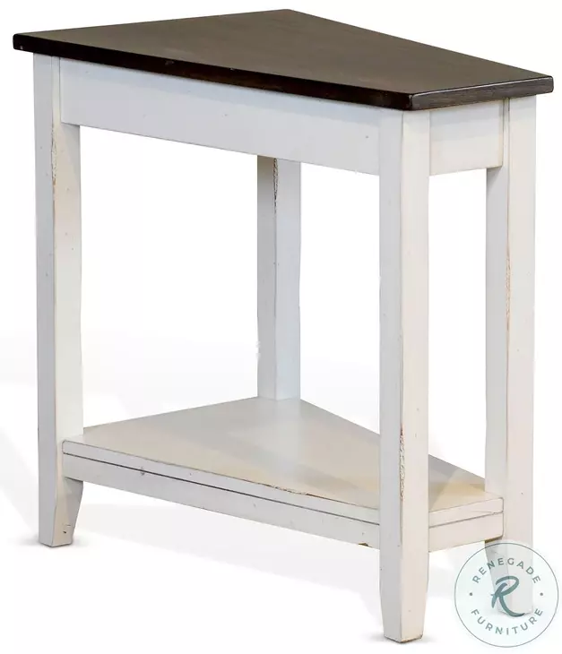 Heritage House White Chair Side Table