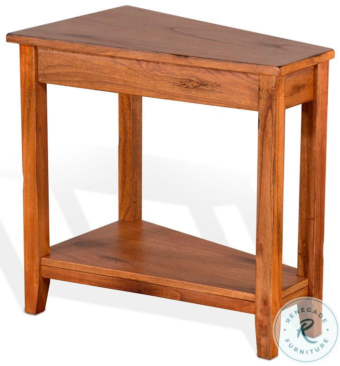 Crimson Ridge Beige Chair Side Table
