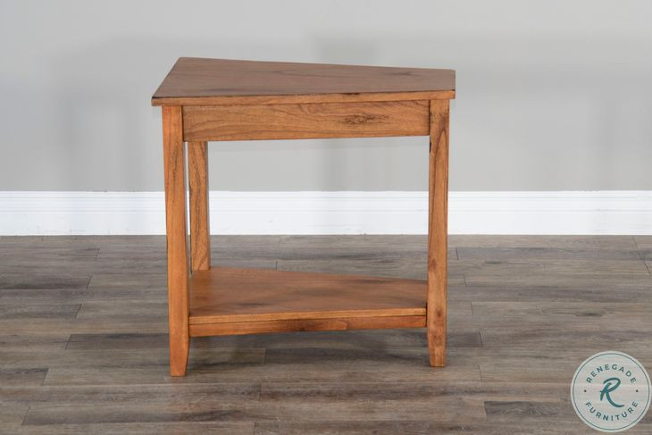 Crimson Ridge Beige Chair Side Table